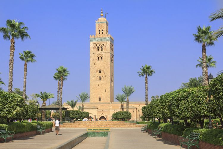صومعة جامع الكتبية بالمغرب شاهدة على قوة الطبيعة