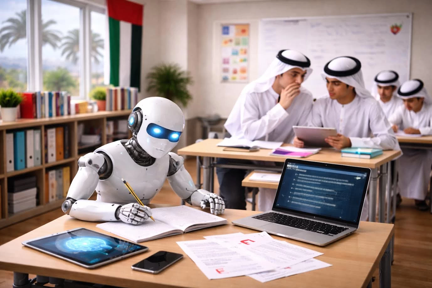25 محظوراً لاستخدام الذكاء الاصطناعي في الفصول الدراسية الإماراتية