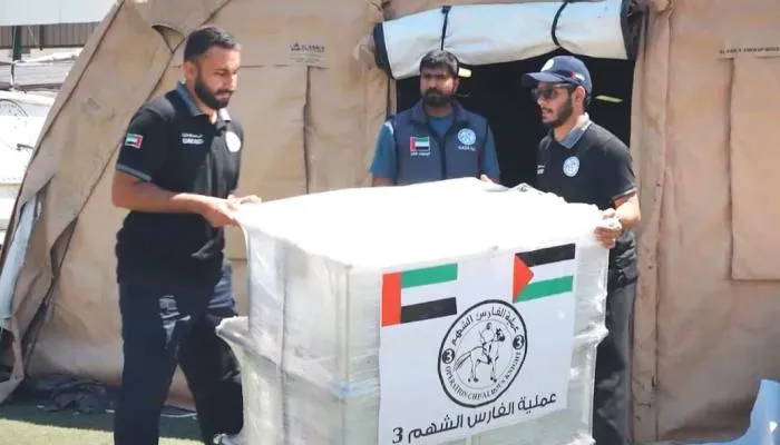 «الفارس الشهم 3».. 138 ألف طن من المساعدات الإماراتية إلى غزة ودعم متواصل للقطاع الصحي
