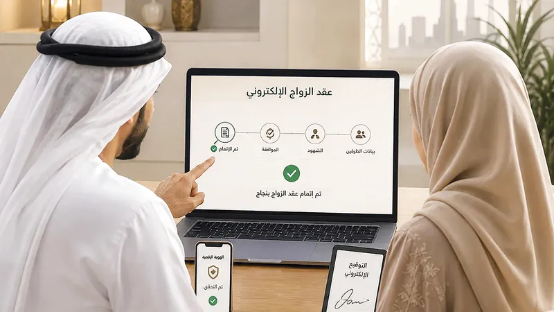 في 6 خطوات.. "العدل" تنجز عقد الزواج إلكترونيًا خلال 24 ساعة