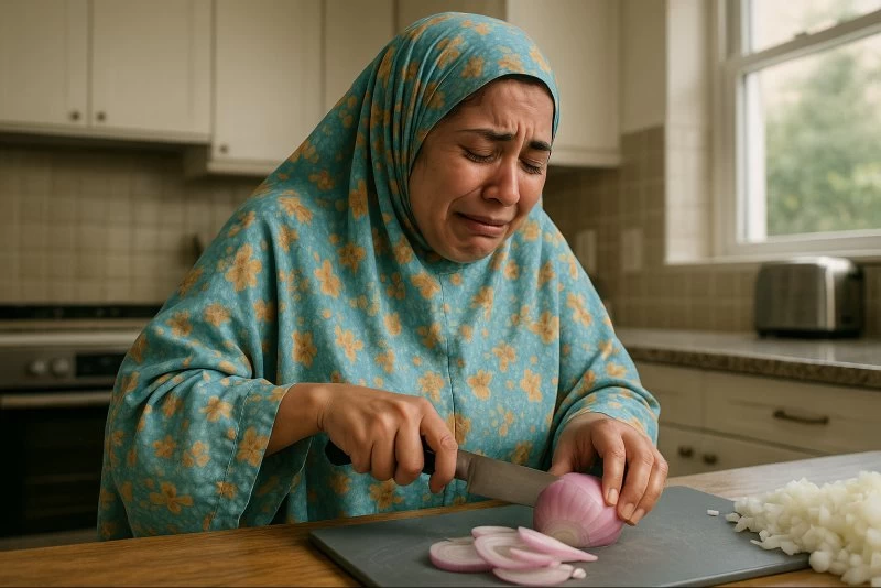 كيف تقطع البصل دون دموع؟.. دراسة تكشف السر