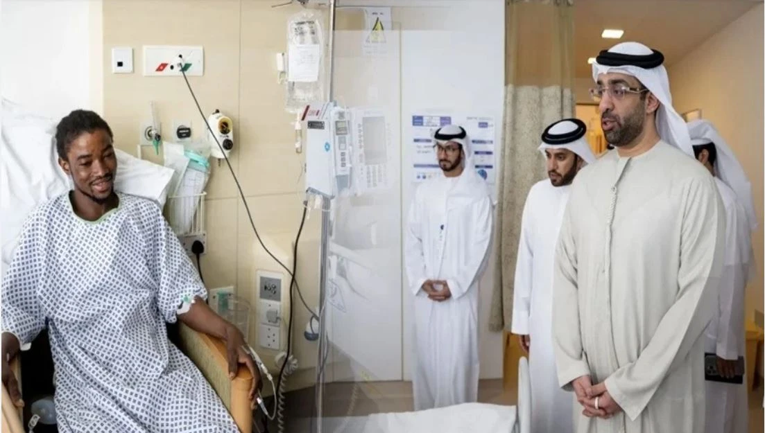 وفد حكومي يزور "شخبوط الطبية" للاطمئنان على المصابين إثر الاعتداءات الإيرانية