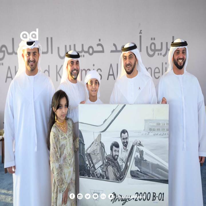 حمدان بن زايد يزور قاعدة ليوا الجوية.. ويدشن طريق أحمد خميس الهاملي